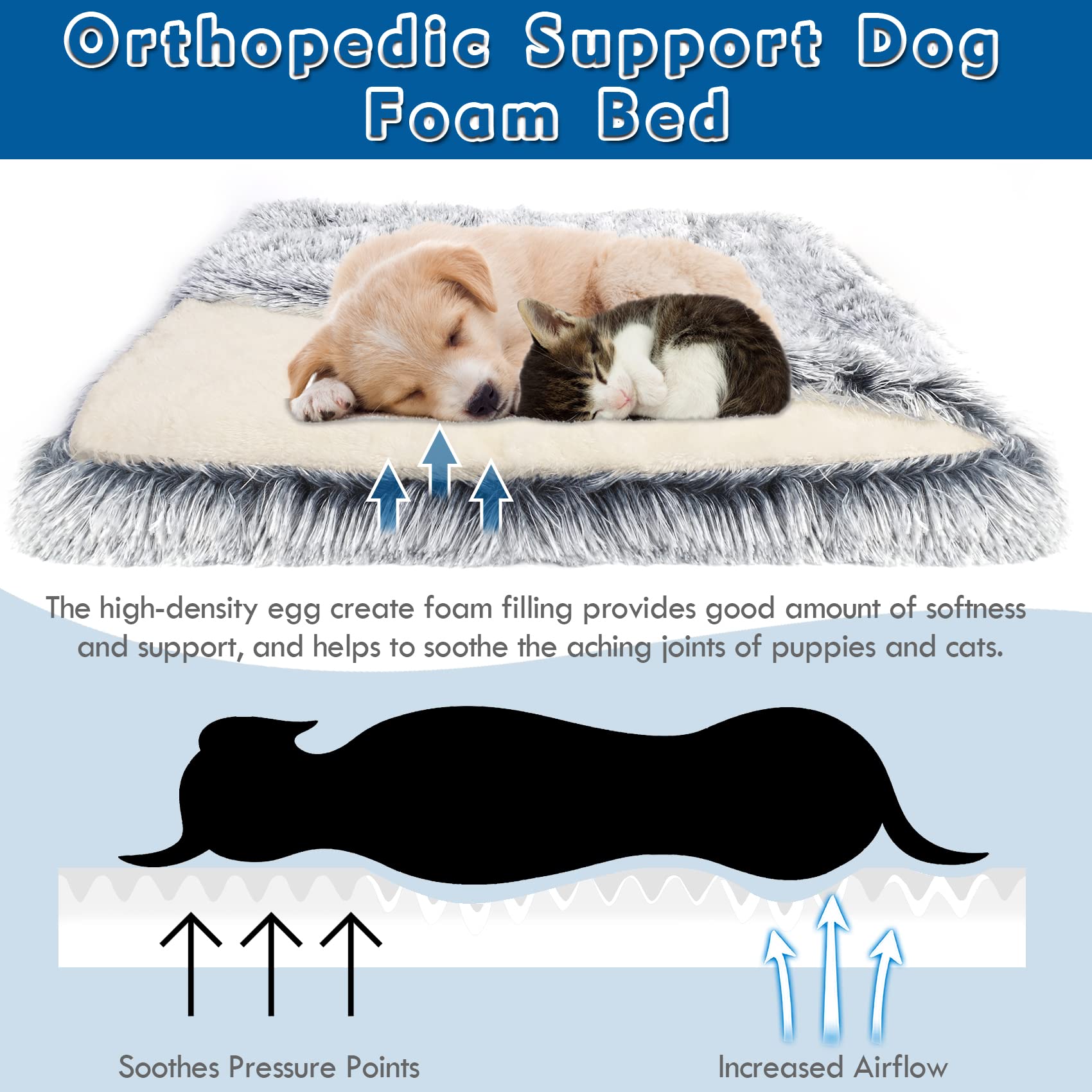 SSAWcasa waterproof bottom eases cleanup after spills and damp paws.