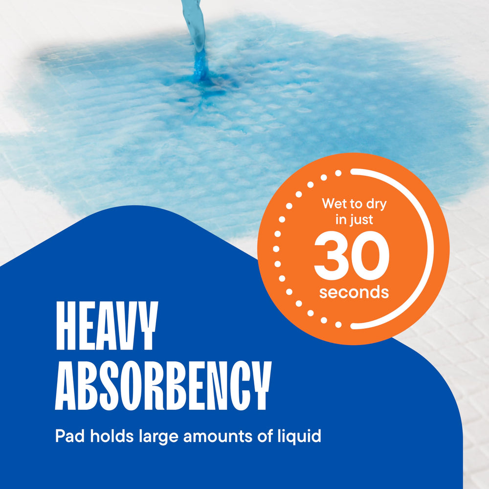 Stack Man leak-proof dog pad protecting floors during accidents