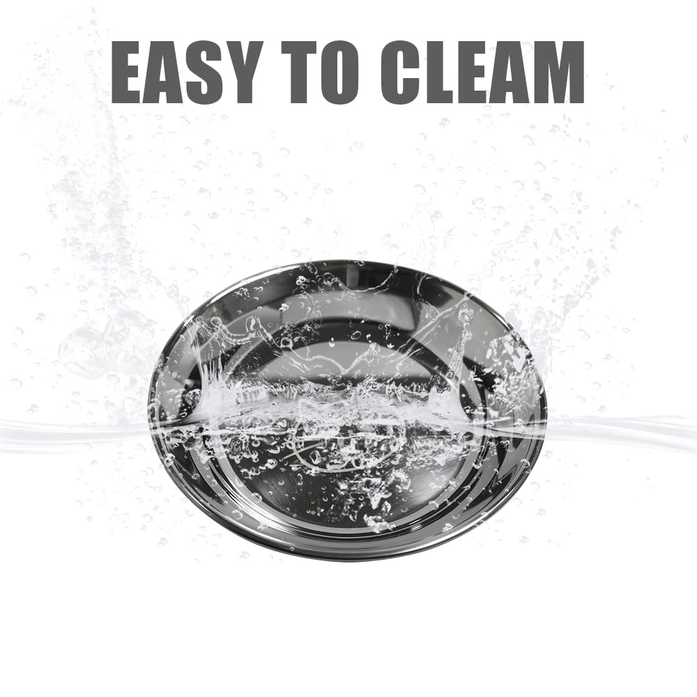 Stainless-Steel Cat Bowls durable-304-stainless signals long-lasting, safe material.