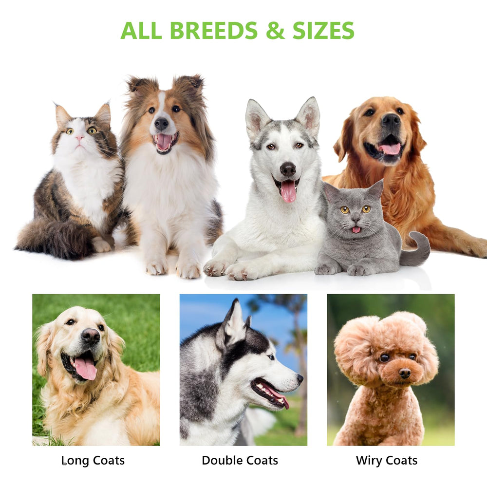 Staltwo Deshedding Brush removes loose fur for a cleaner home.