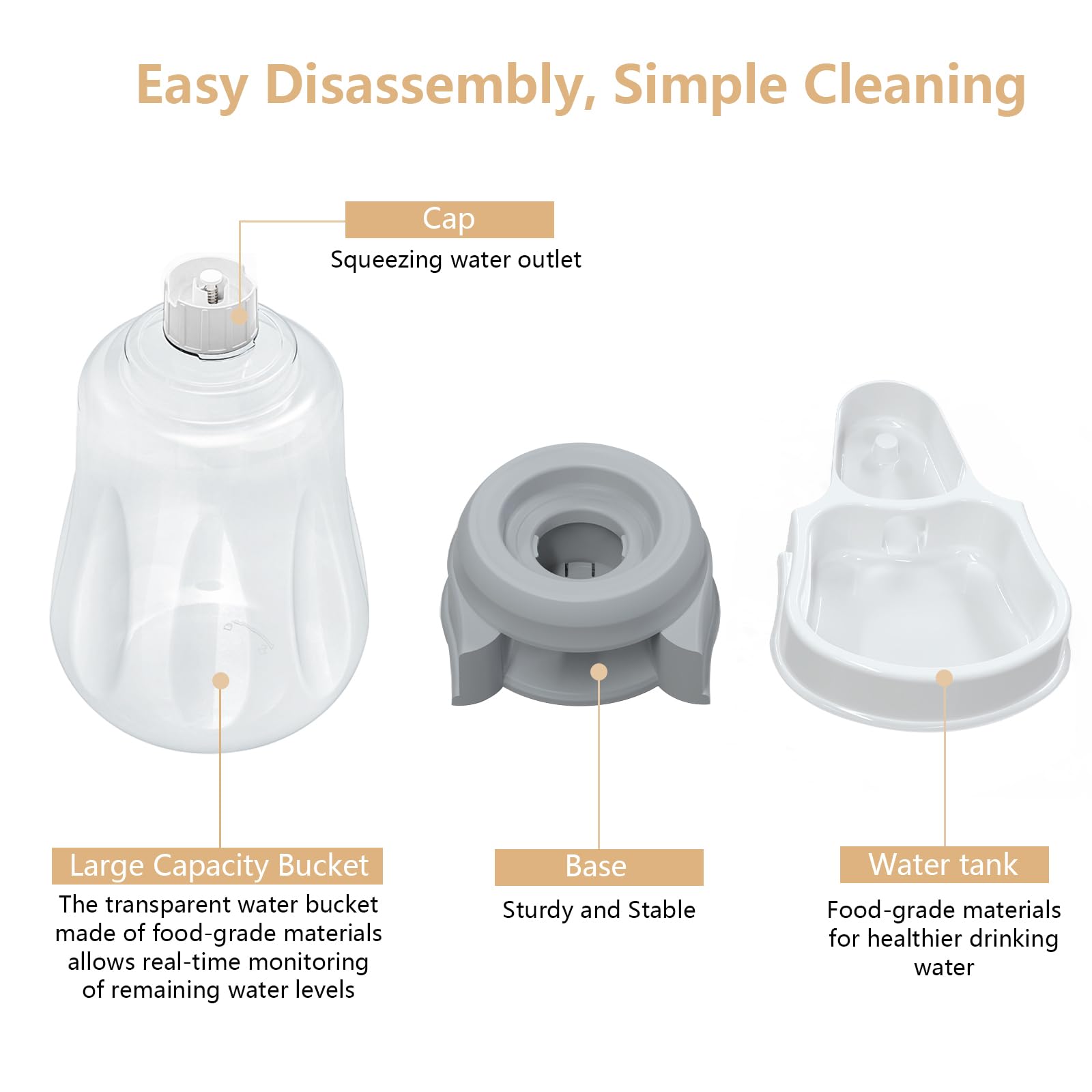 STALTWO no-leak base and locking cap provide secure spill-free drinking sessions.