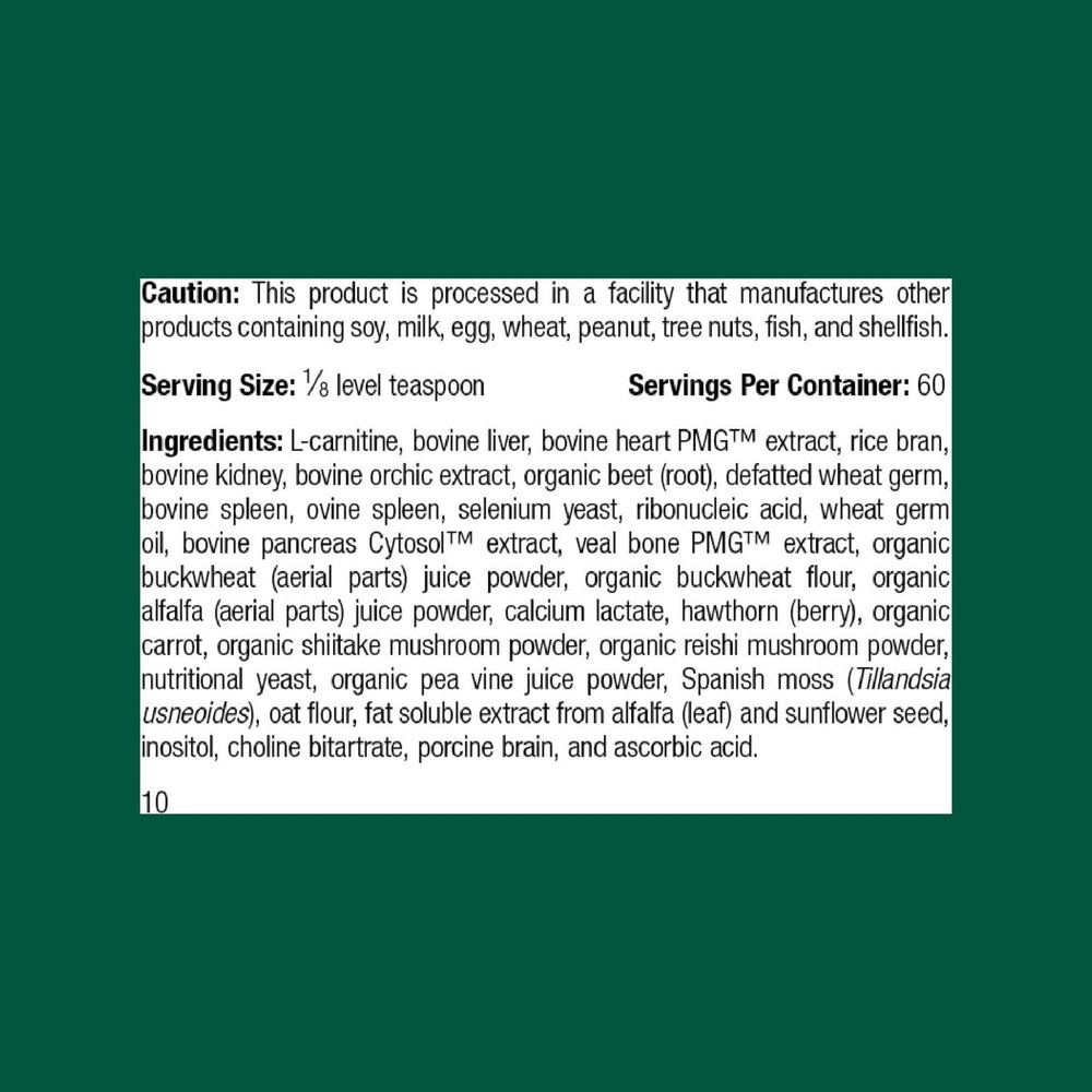 Standard Process Canine Cardiac Support sealed pack communicates convenient heart nutrition for dogs.