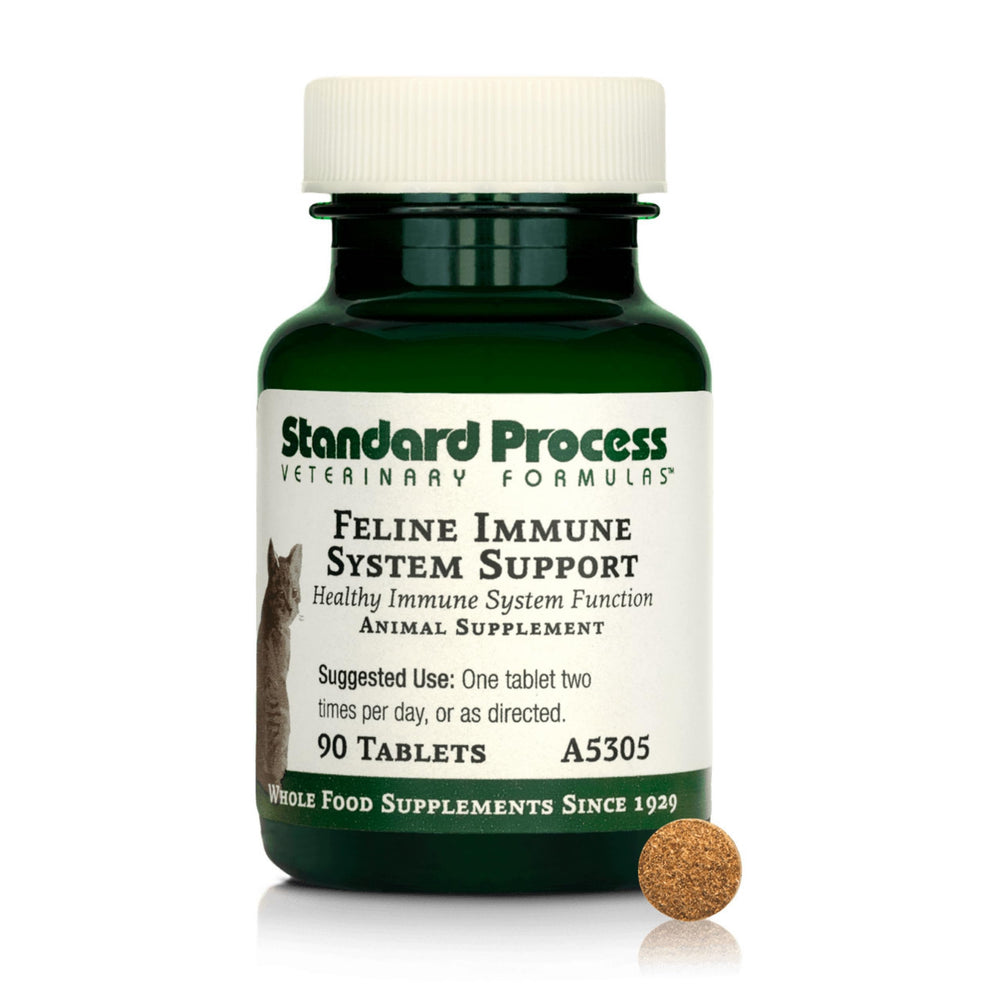 Standard Process Inc. feline immune system support bottle for daily immune health