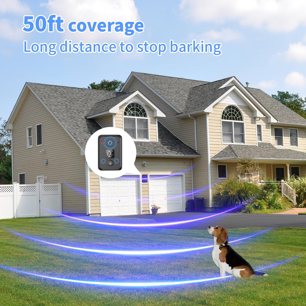 STANWIS anti barking device portable use; lightweight and easy to set up.