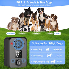 STANWIS anti barking device 50ft range; ideal for outdoor barking deterrence.