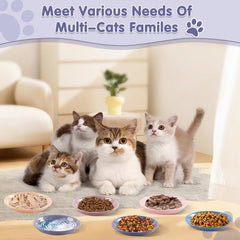 STAOVA ceramic bowls for dry food wet food and water for versatile daily use