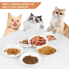 STAOVA flat wide-bottom design reduces whisker contact during meals