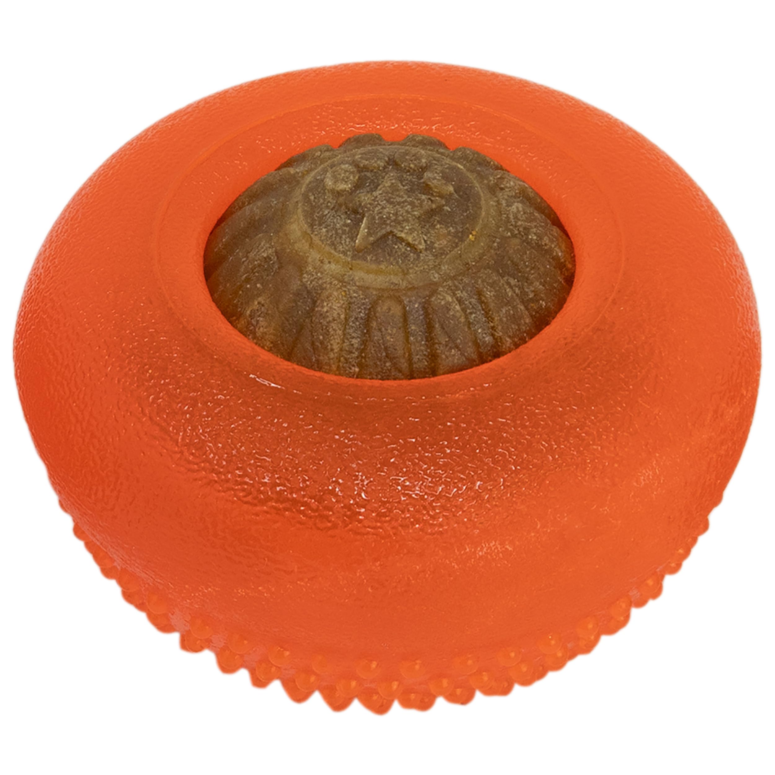 Starmark Everlasting Bento Ball filled with treats for extended chew sessions