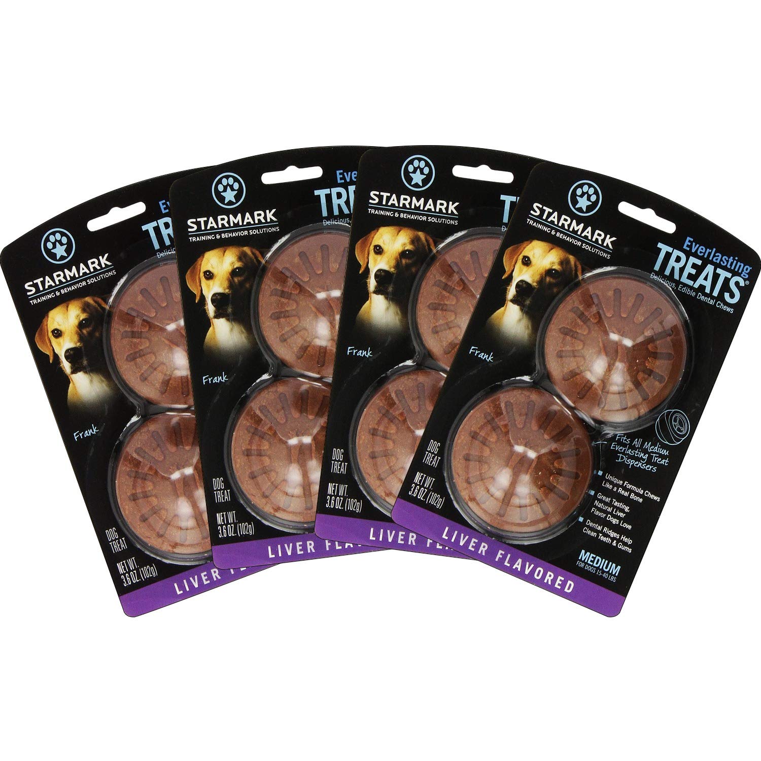 Starmark Everlasting liver hard chew close-up highlights palatability and dental-cleaning potential