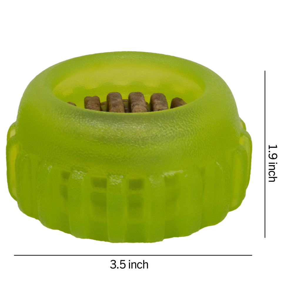 Starmark Everlasting Sprocket Medium emphasizes dishwasher-safe cleanup after fun sessions.