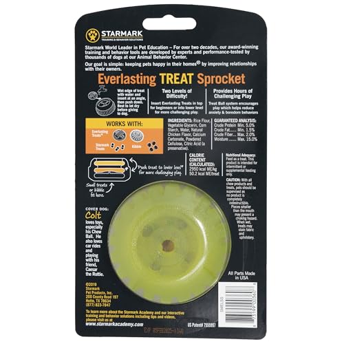 Starmark Everlasting Sprocket Small multiple chew levels for beginners to pros.