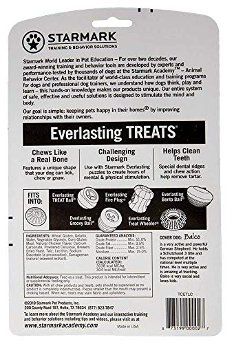 Starmark Everlasting Treat Large Chicken—pairs with Everlasting Treat Ball for extended play.