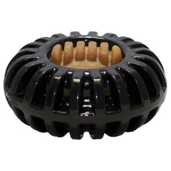 Starmark Everlasting Treat Wheeler front view shows a durable interactive chewing toy