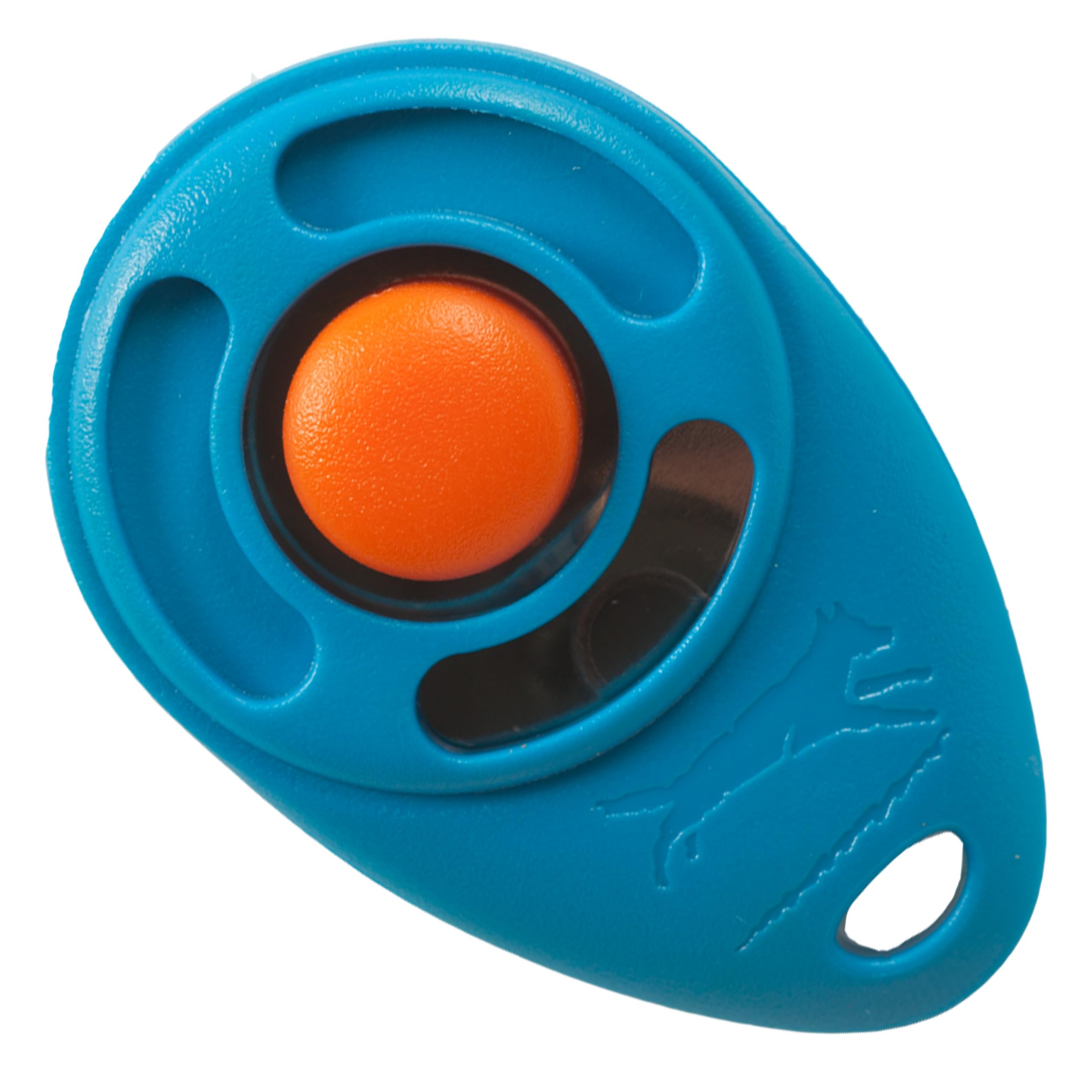 Starmark Pro-Training Clicker held in hand for precise cues during dog training