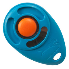 Starmark Pro-Training Clicker held in hand for precise cues during dog training