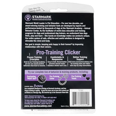 Starmark Pro-Training Clicker in action delivering a crisp, reliable click for shaping behavior