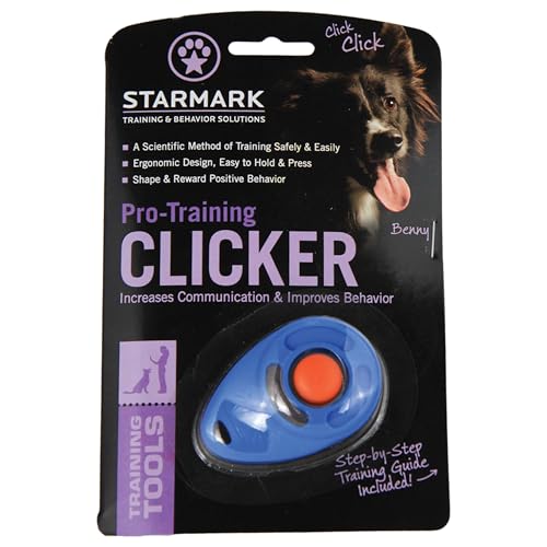 Starmark Pro-Training Clicker in stainless steel highlights rust-resistant durability for daily use