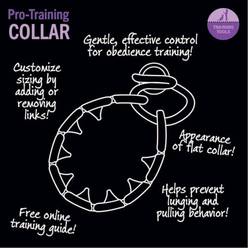 Starmark Pro-Training Add-A-Link (not included) enables scalable sizing for growing dogs.