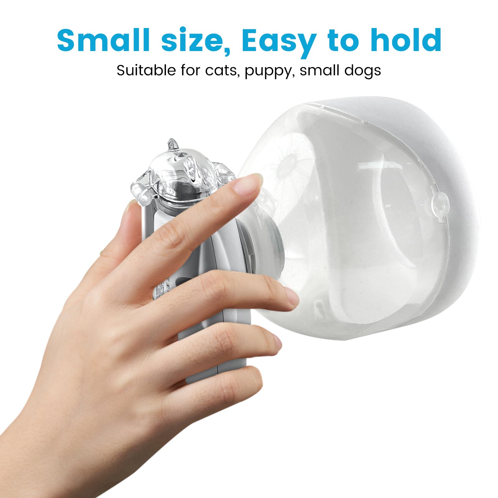 STARSUM 8ml-capacity nebulizer ensures efficient solution use for pets.
