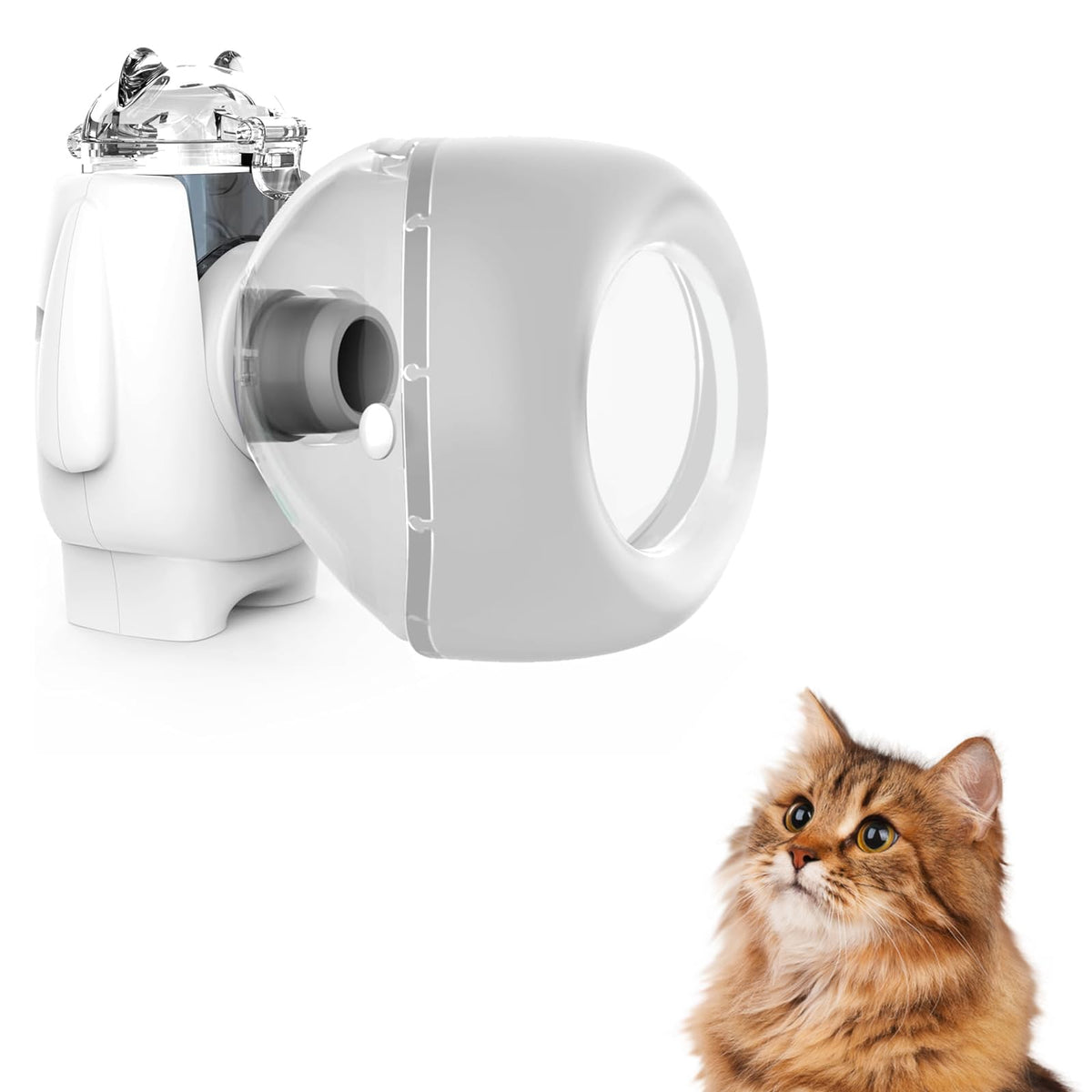 STARSUM cat nebulizer mask design-fit offers comfortable, secure fit for cats, reducing stress during use.