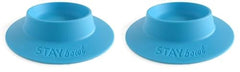 STAYbowl tip-proof bowl for guinea pigs in sky blue keeps kibble off cage floor