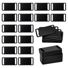 StayMax aluminum engraving blanks black dog tag close-up for personalization.