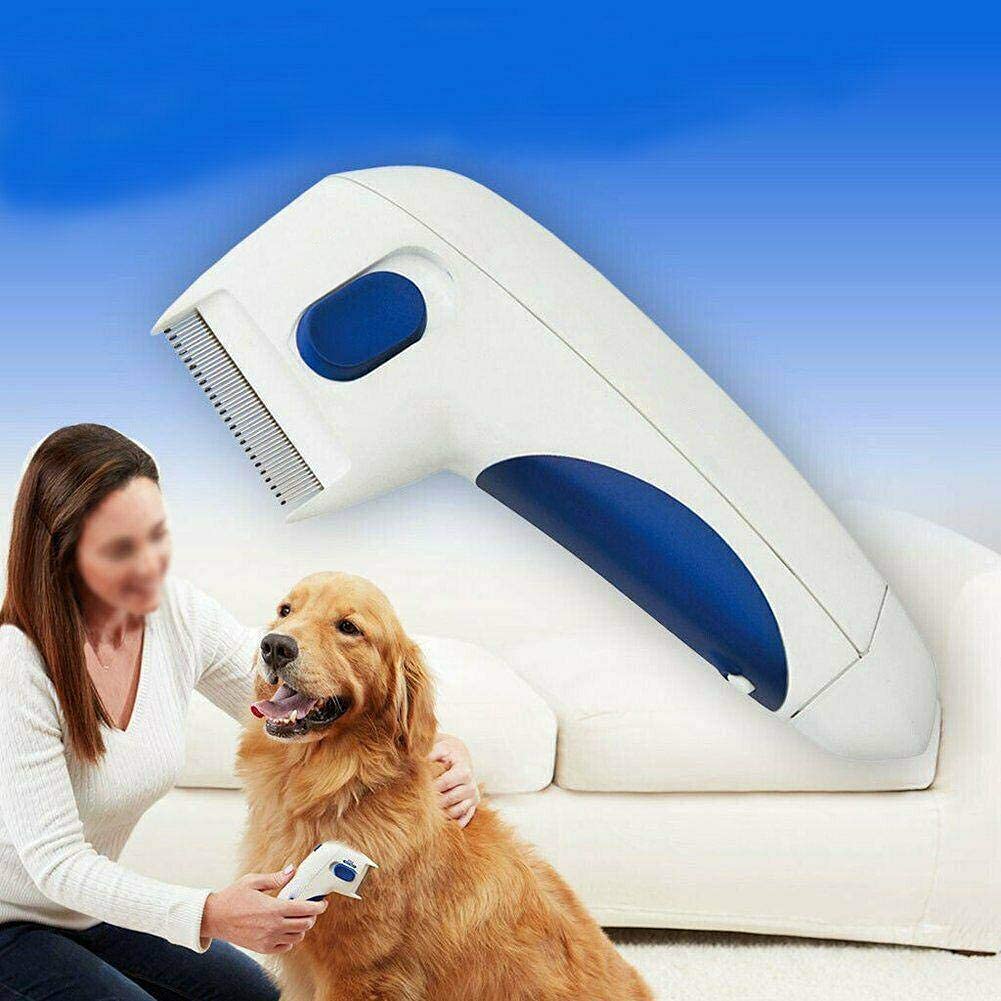 Stcyutdaa electric pet comb skin-friendly design provides comfortable grooming without snagging.