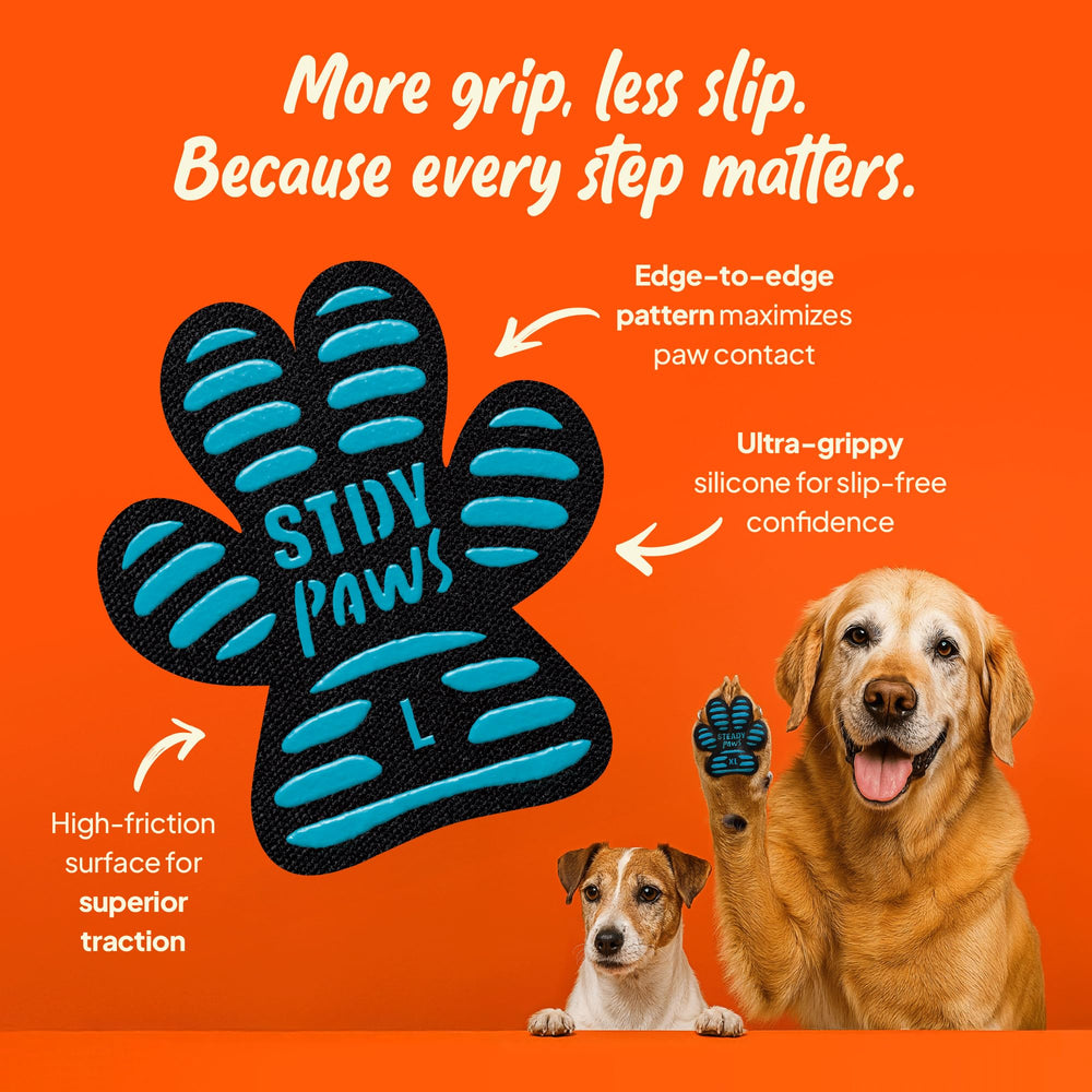 Steady Paws soft breathable material ensures comfortable all-day wear
