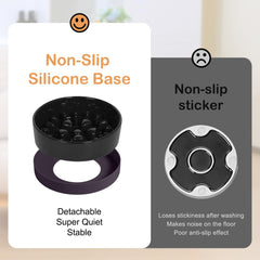 Sted ceramic slow feeder bowl maze black full bowl demonstrates 6.5 cup capacity