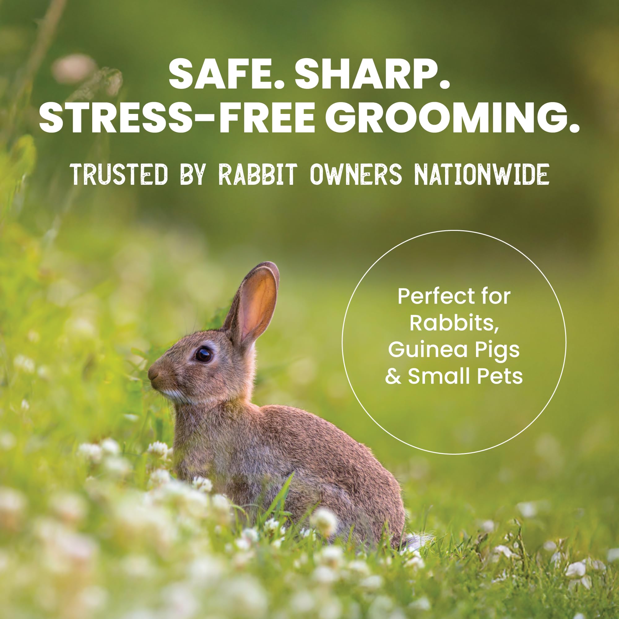 Steel & Cedar rabbit nail clippers packaging ready for gifting or storage