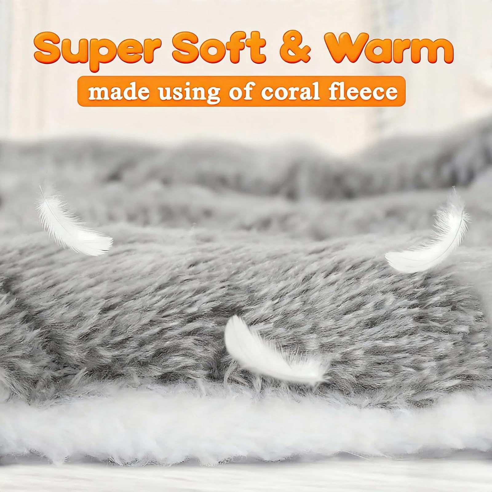 Steelhill small pet bed gray-polka-dots blends with cages while delivering soft warmth.