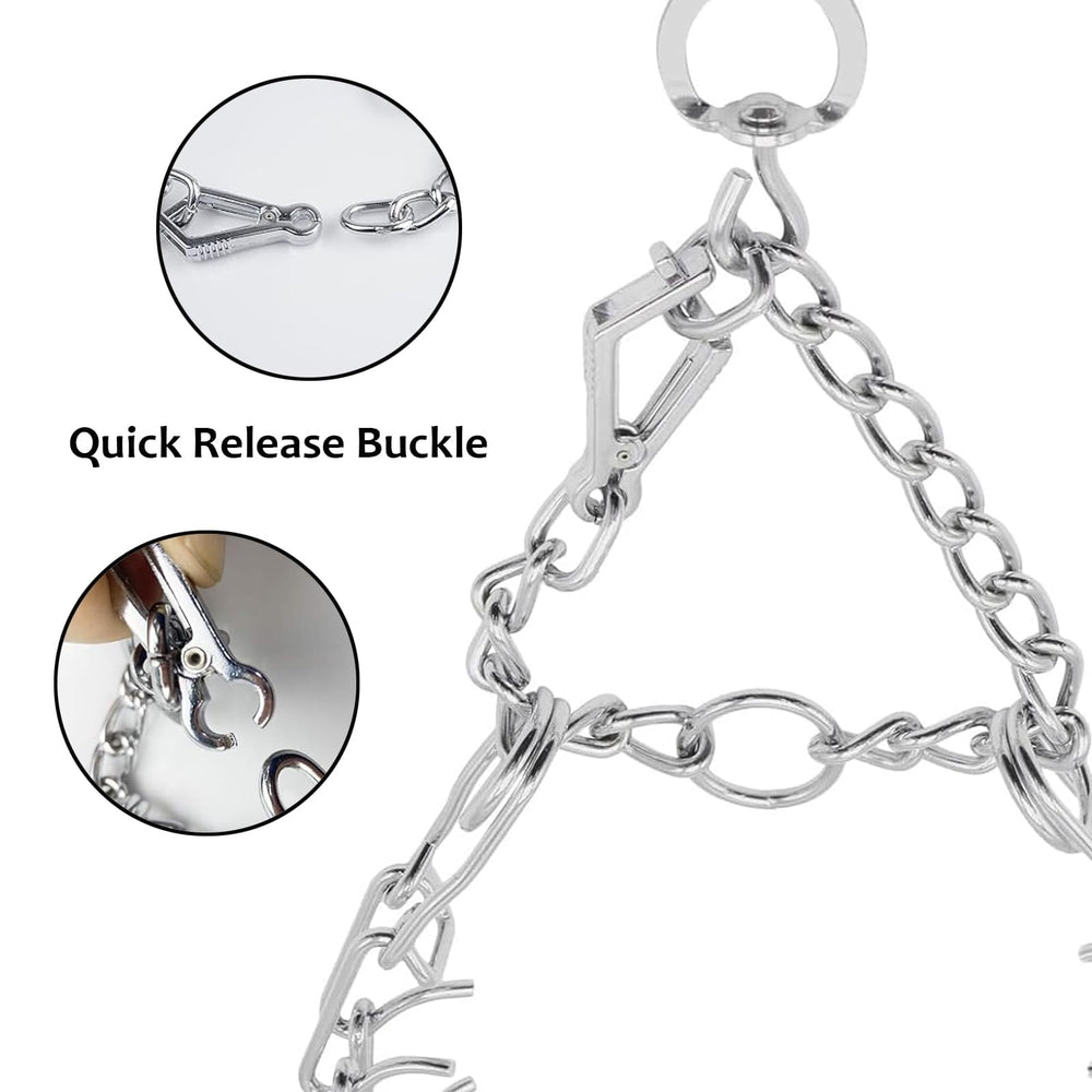 STEHEALTH chrome-plated clasp ensures quick release for fast on/off.