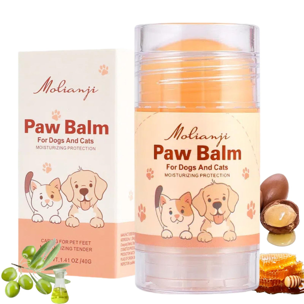 Steigullage paw balm bottle for lick-safe winter protection