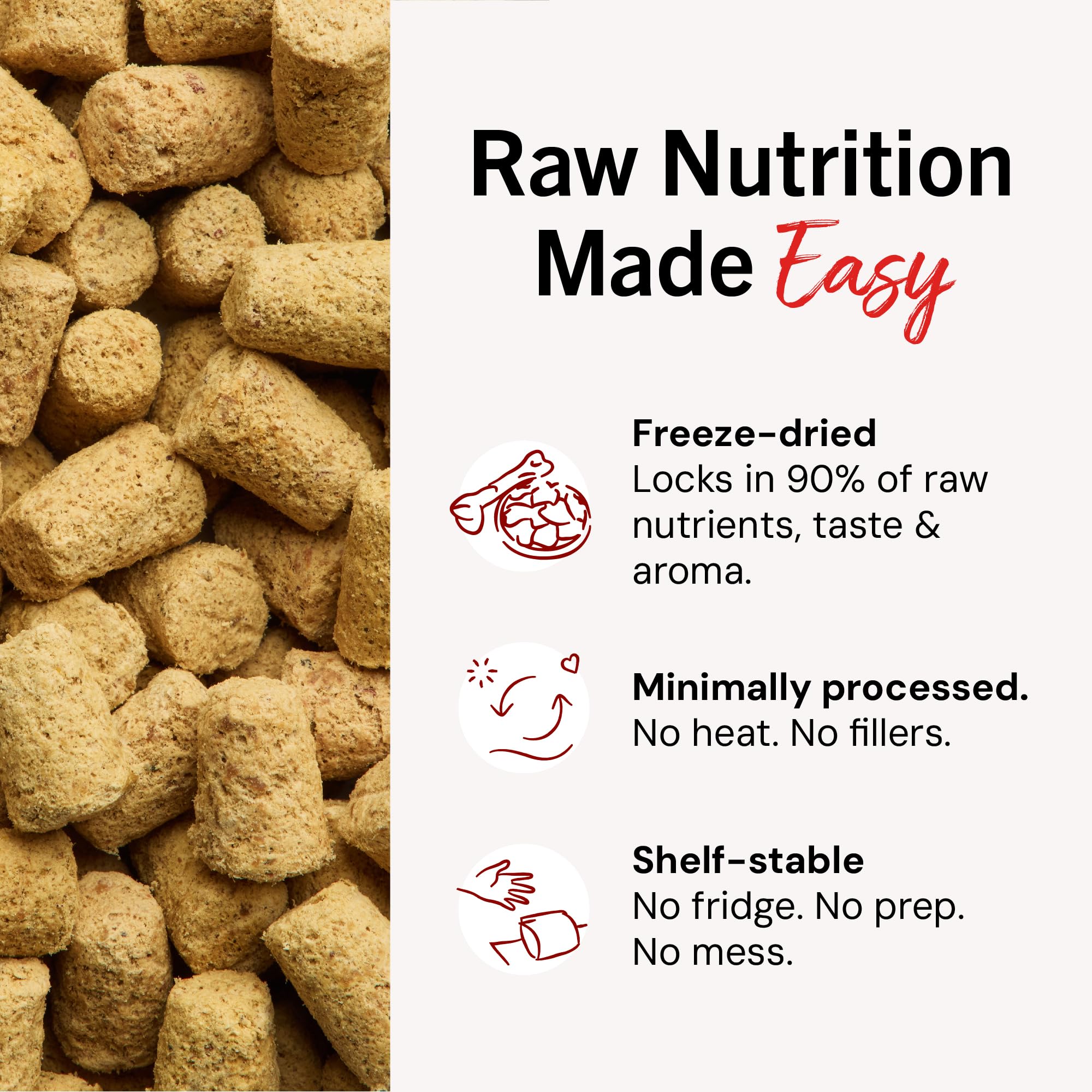 Stella & Chewy's USA-made small-batches label signals careful production and quality control