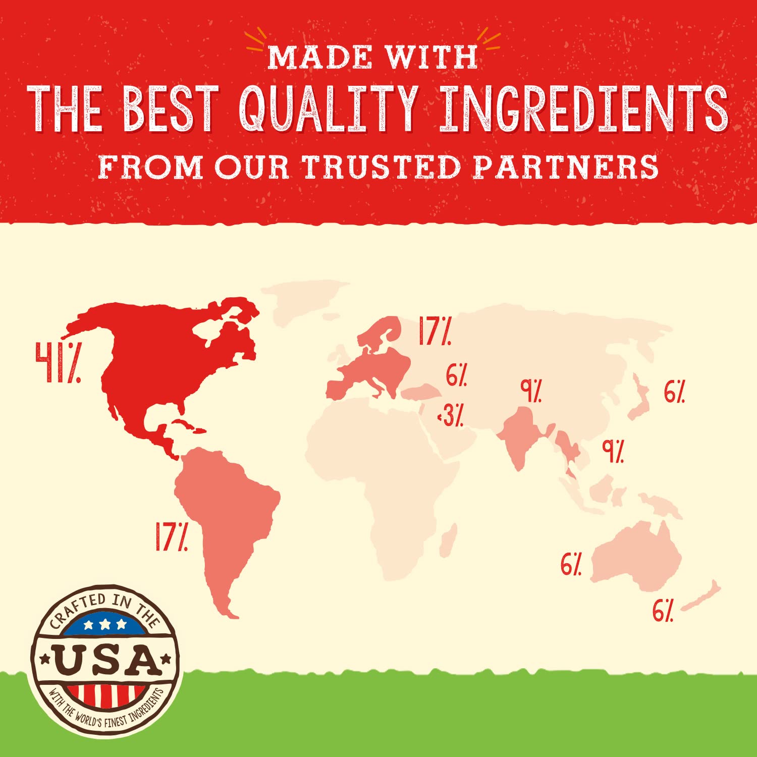 Stella & Chewy's USA-made small-batch production label on packaging.