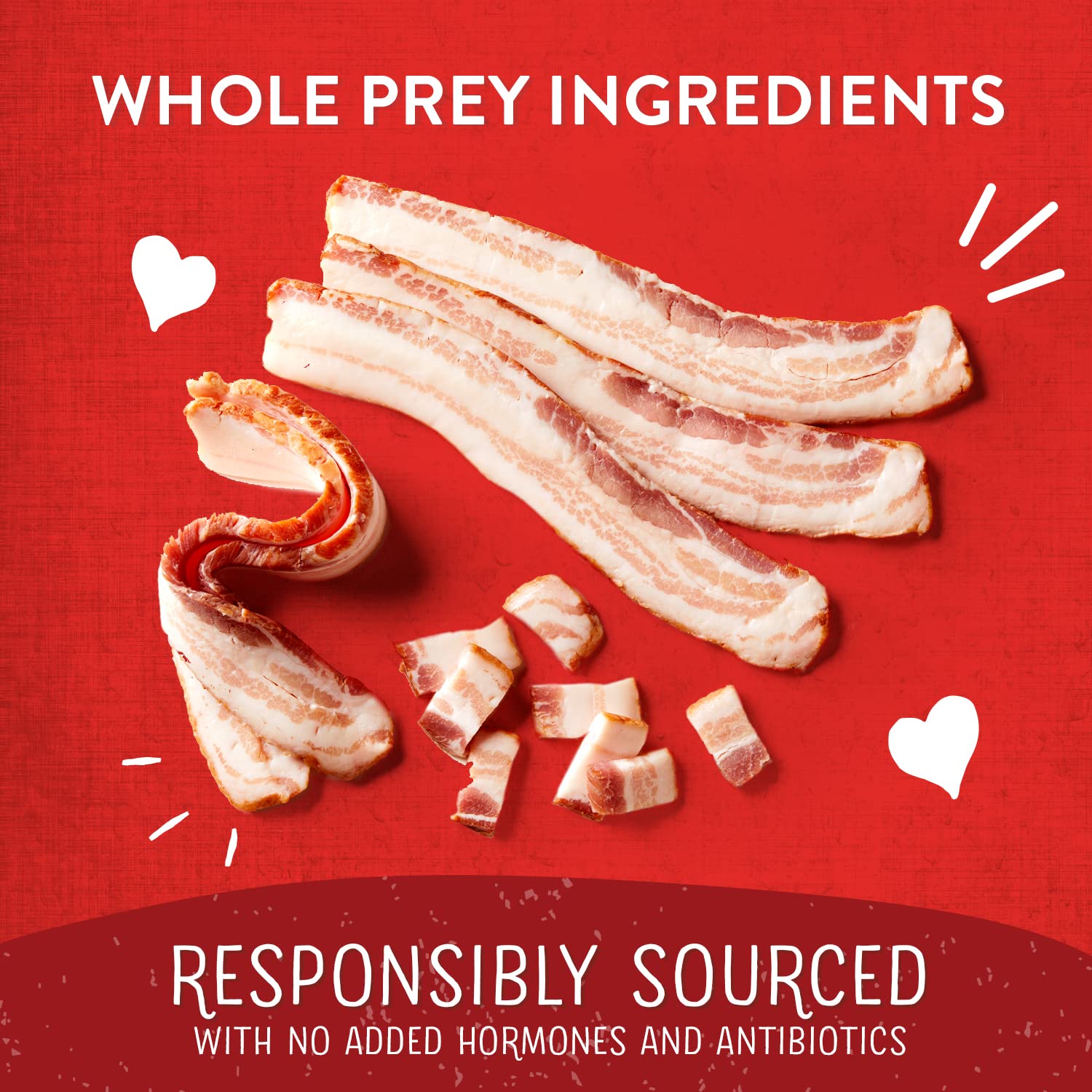 Ingredient list highlights 95% meat and organs in Wild Weenies