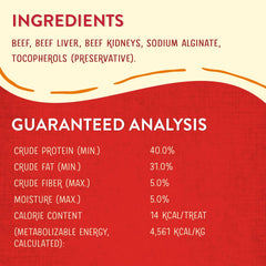 Stella & Chewy's Wild Weenies in action as a high-protein training reward.