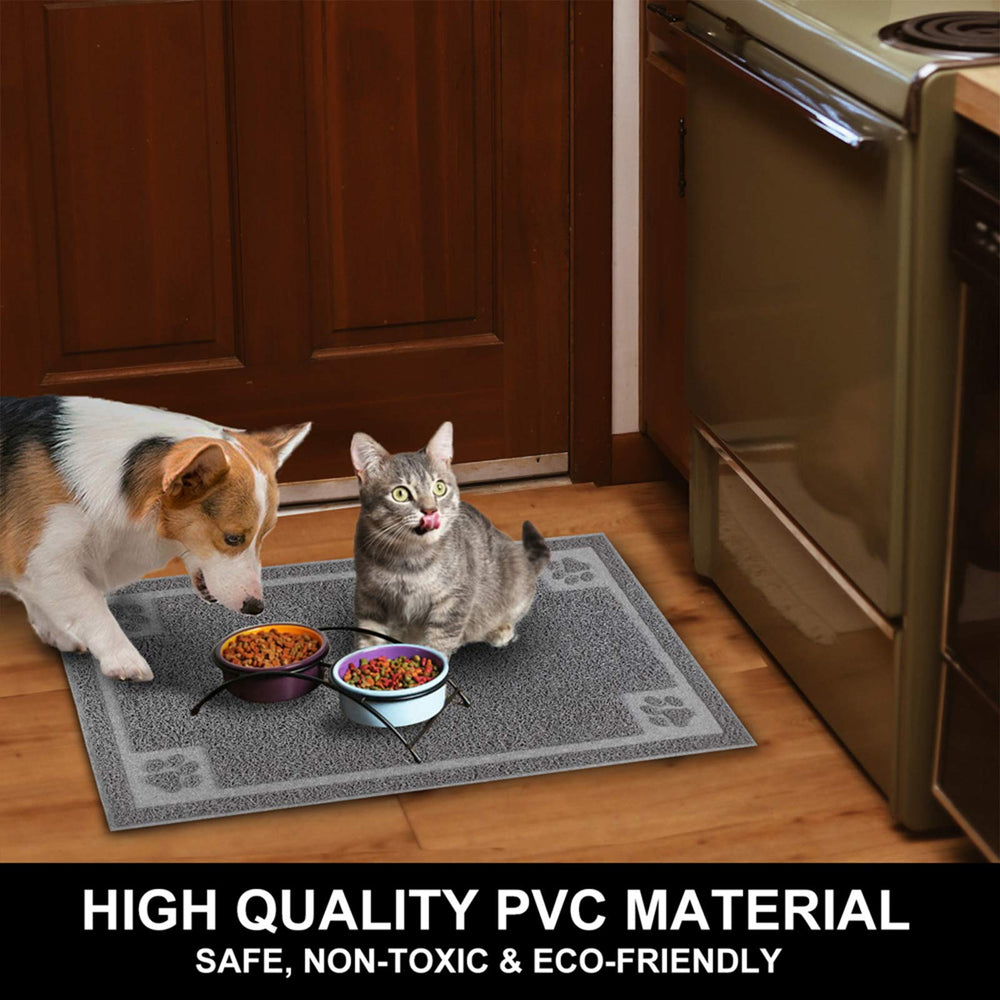 STELLAIRE CHERN pet feeding mat suitable for bowls and feeders.