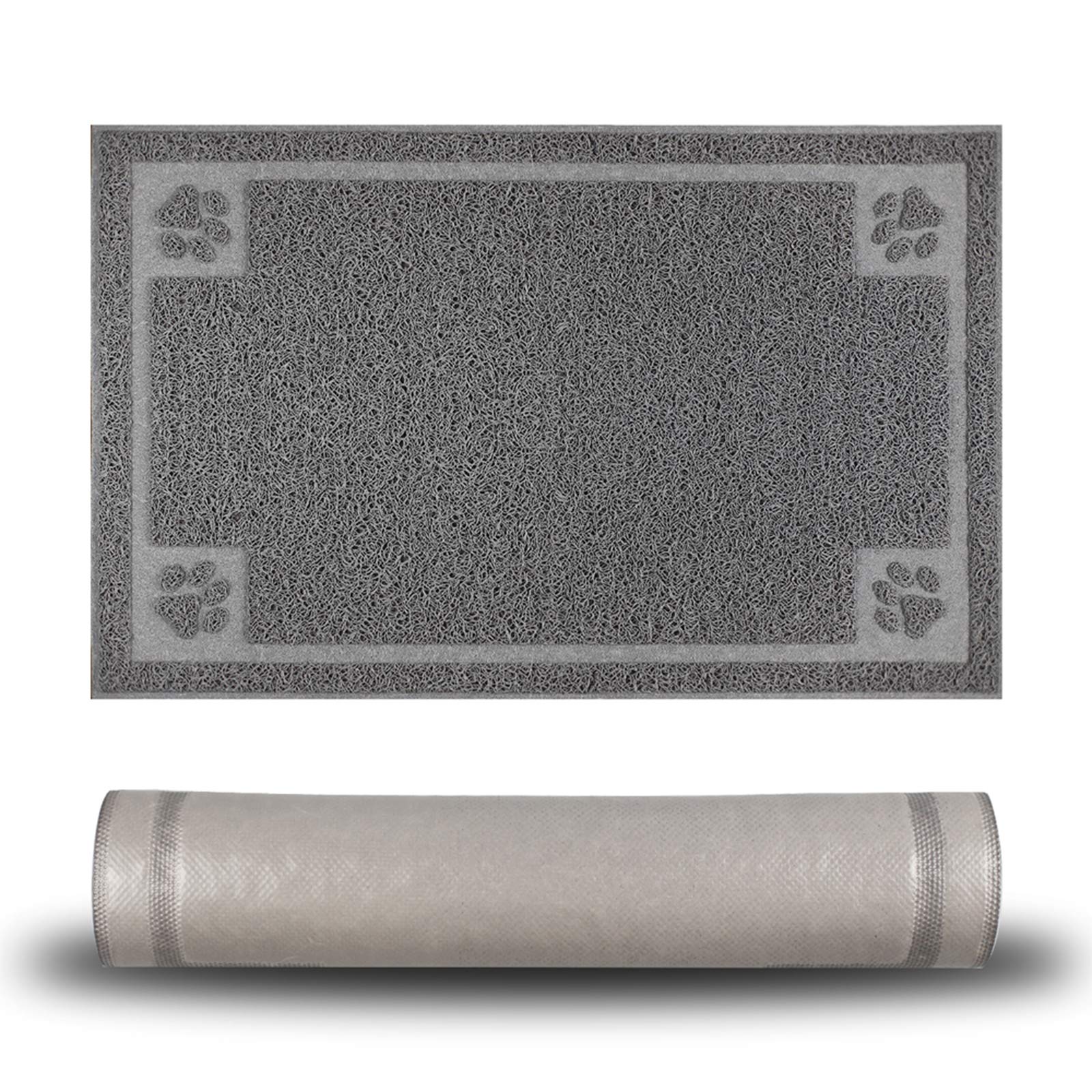 STELLAIRE CHERN pet feeding mat front view showing 24x16 size and non-slip stability for meals.