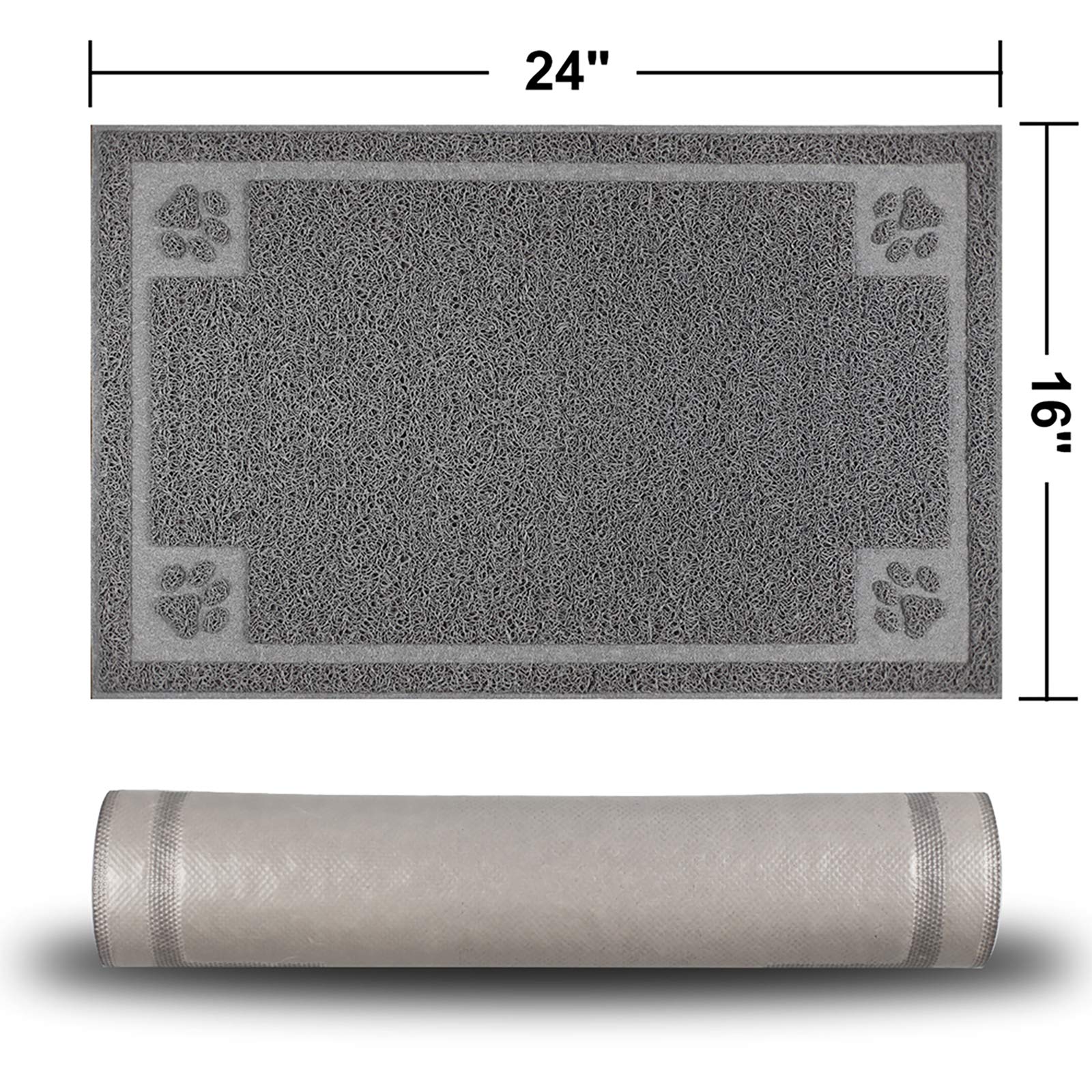 STELLAIRE CHERN pet feeding mat soft PVC material that's paw-friendly.