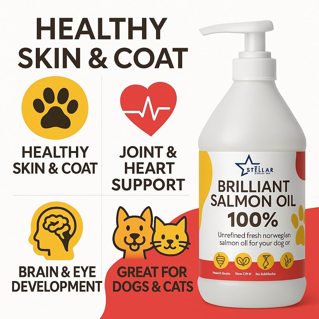 STELLAR CHEMICAL CORP Salmon Oil cat healthy coat