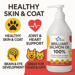 STELLAR CHEMICAL CORP Salmon Oil cat healthy coat