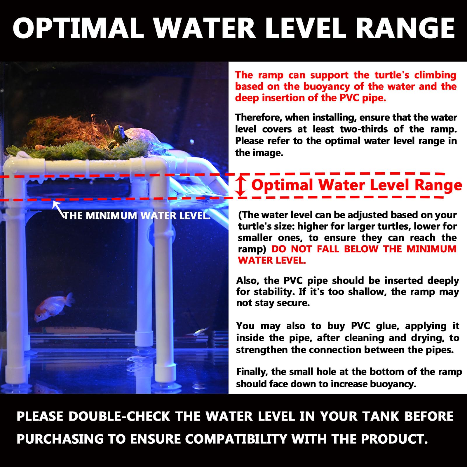 StellarOcean designed for tanks with minimum 12-inch width compatibility.