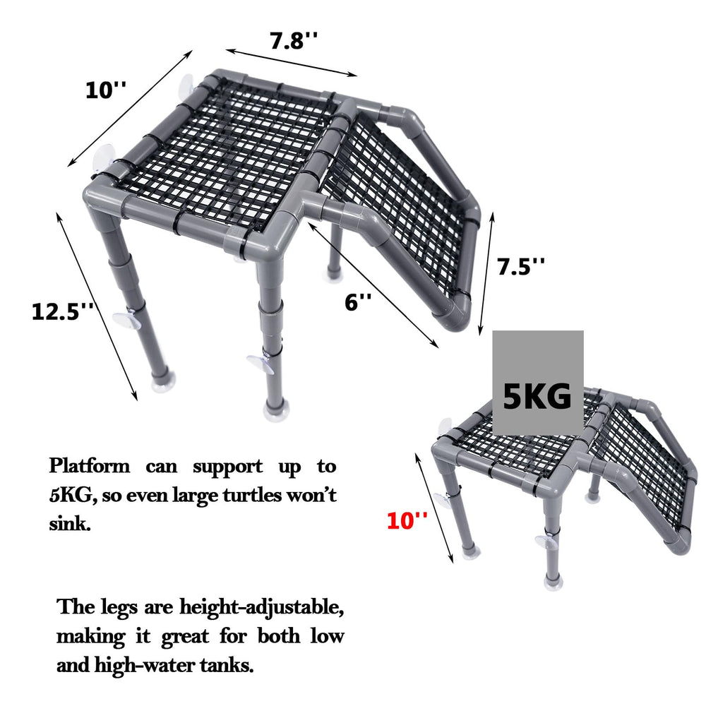 StellarOcean platform in use demonstrates comfortable basking for a turtle.