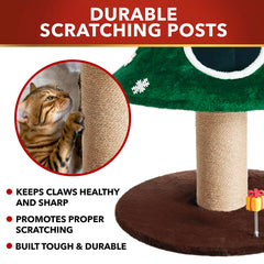 Stephan Roberts cat Christmas tree alpine 52h multi-level platforms support climbing and surveying