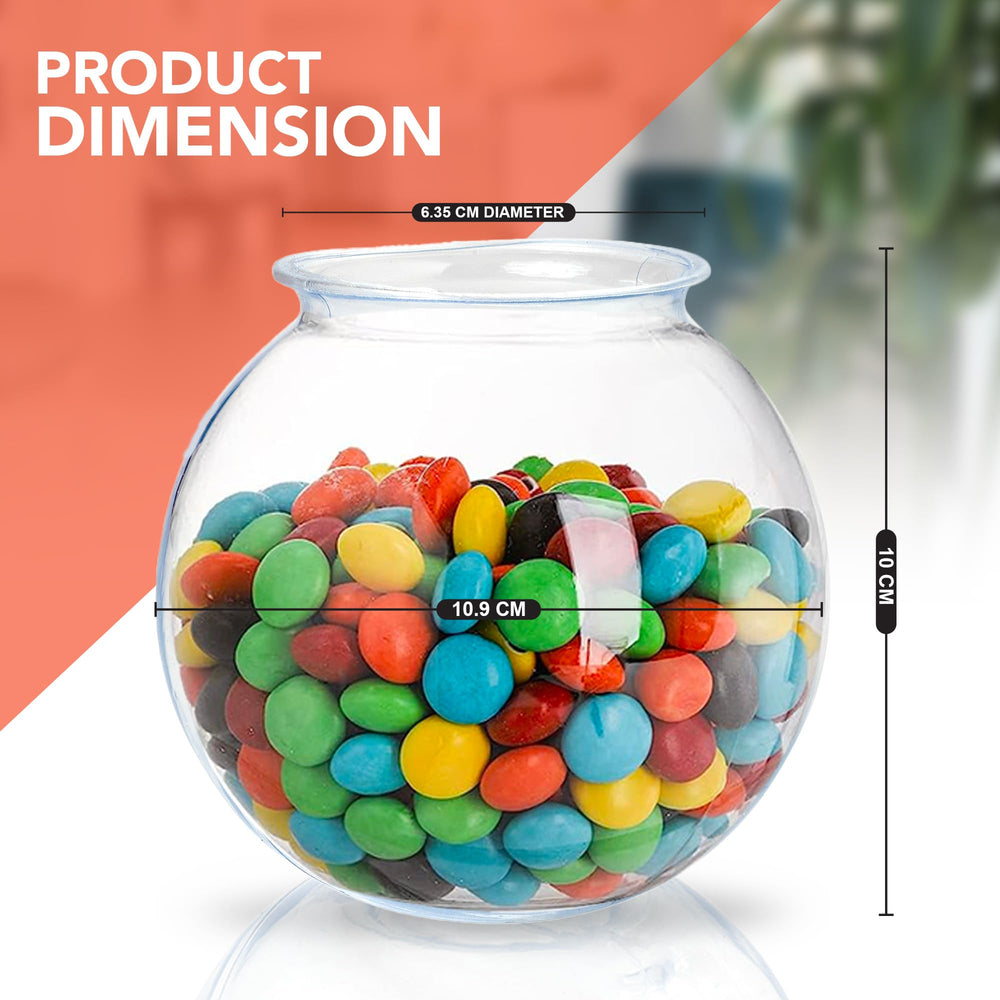 Sterline fish bowls candy buffet display for organized, colorful treats.