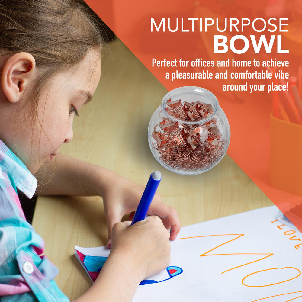 Sterline fish bowls size-4in-tall-16oz shows precise capacity and height.