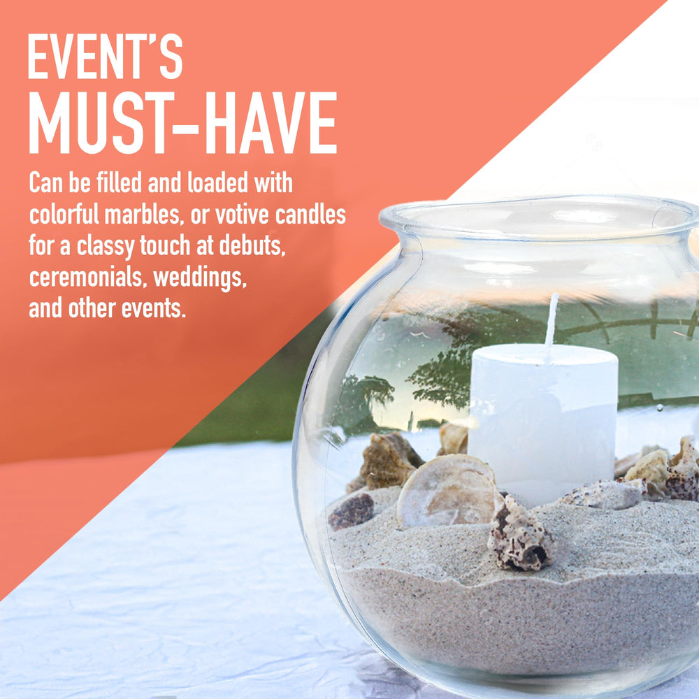 Sterline fish bowls unbreakable-design supports reliable use at events.