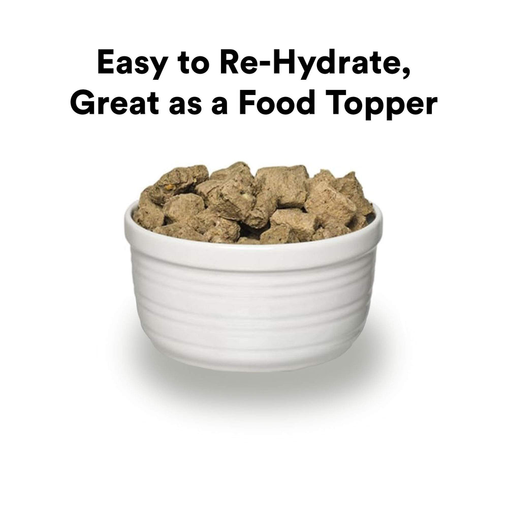 Steve's Real Food sample serving for dogs and cats after activity.