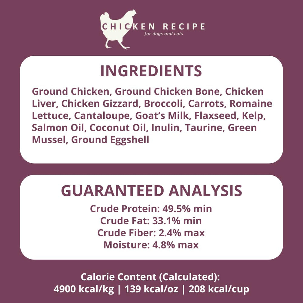 Ingredients label highlights purposeful, natural components in Steve's Real Food